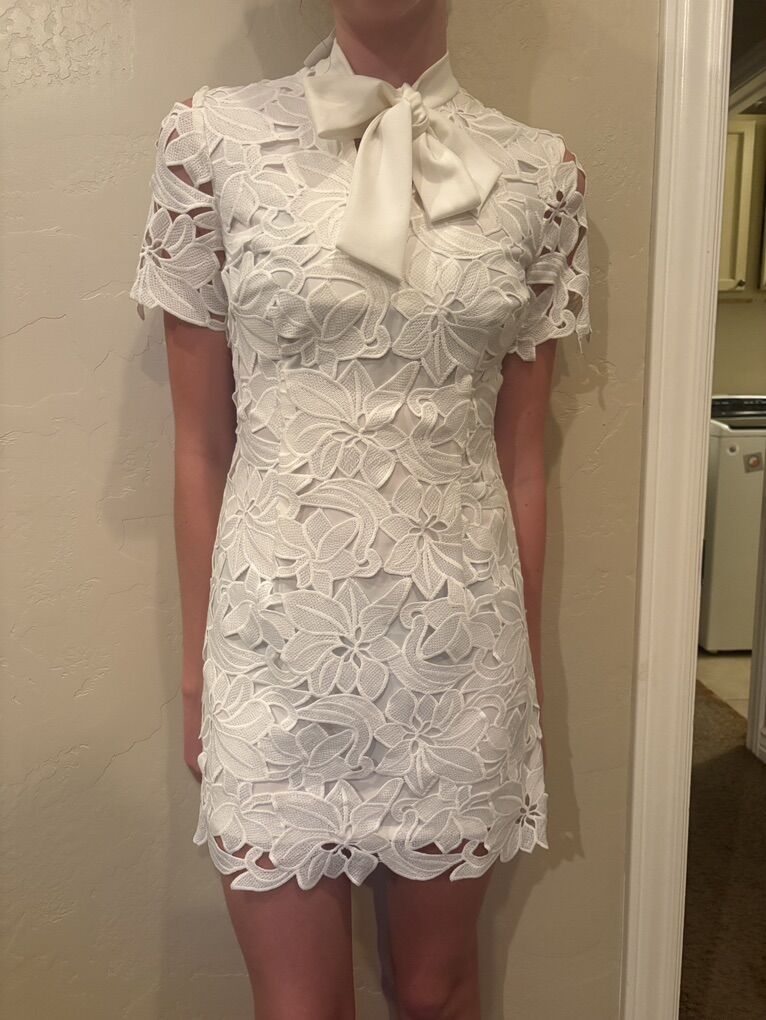 Halo White Lace Dress