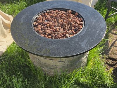 Fire pit + Furniture + propane