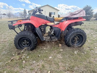 2001 Arctic Cat 250 ATV runs great it just needs a new carb and a battery