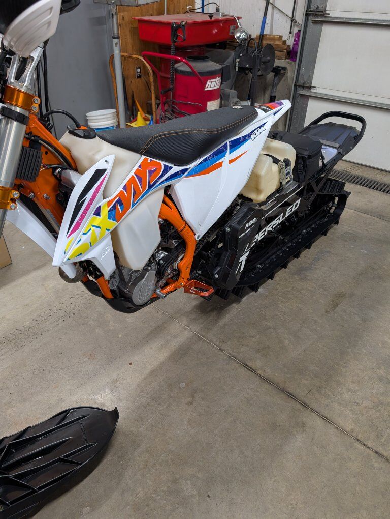 snow bike KTM 500 excf 2022