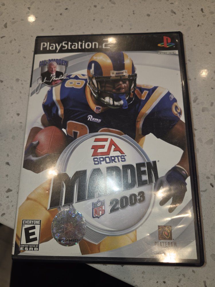 Madden NFL 2003 for Sony PlayStation 2 (PS2) - EA Sports, Great Condition, Football
