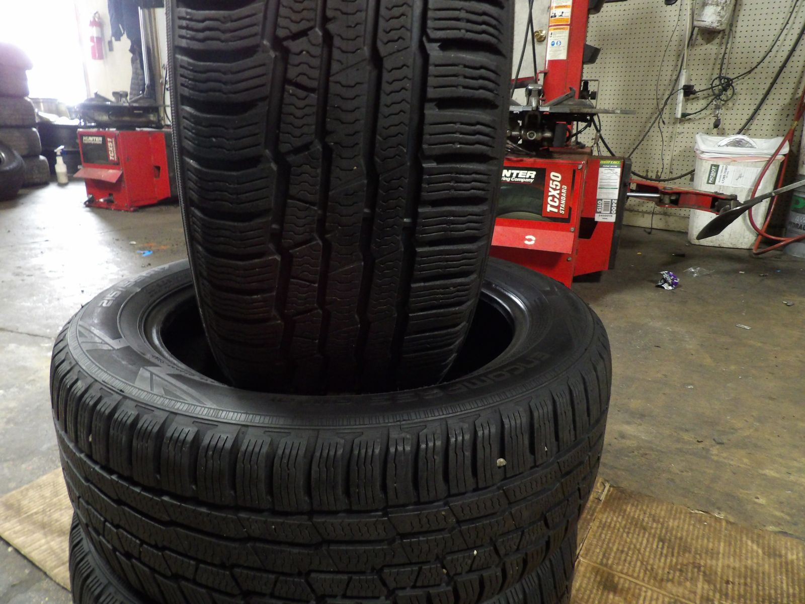 215/55R17 NOKIAN ENCOMPASS PAIR OF TWO USED TIRES