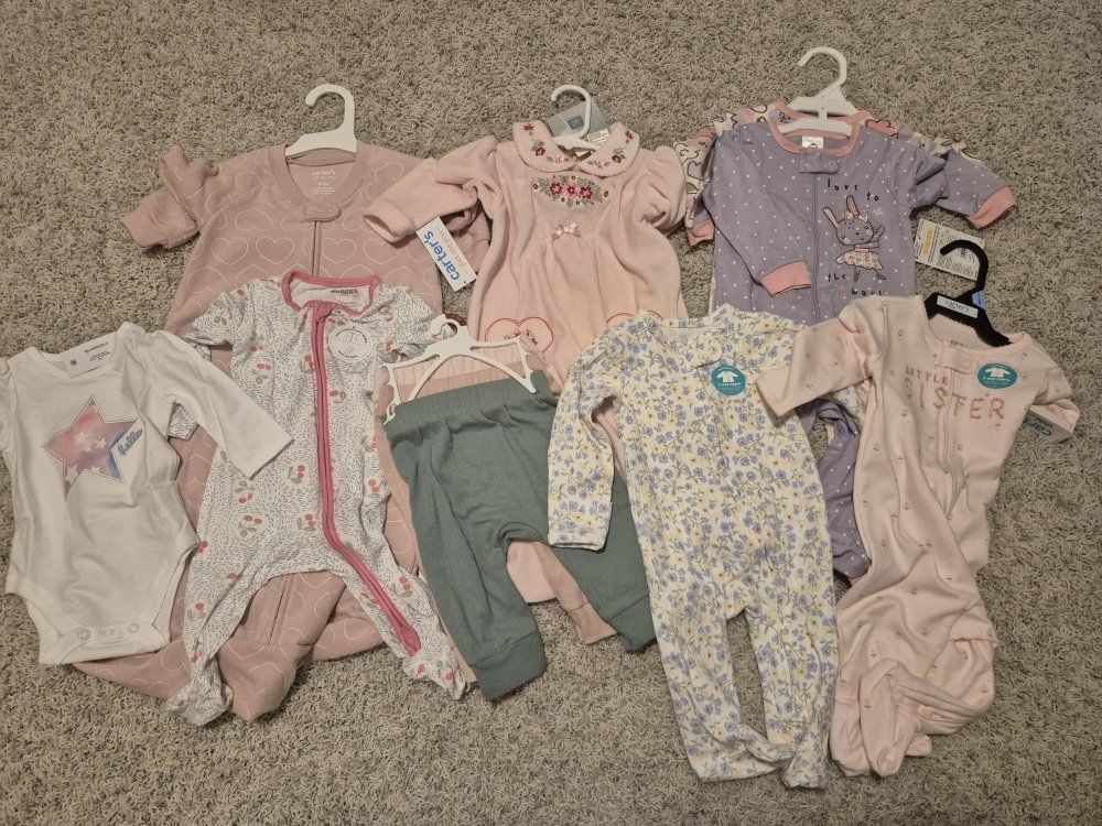 NWT Baby Girl Clothes Bundle