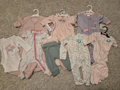 NWT Baby Girl Clothes Bundle