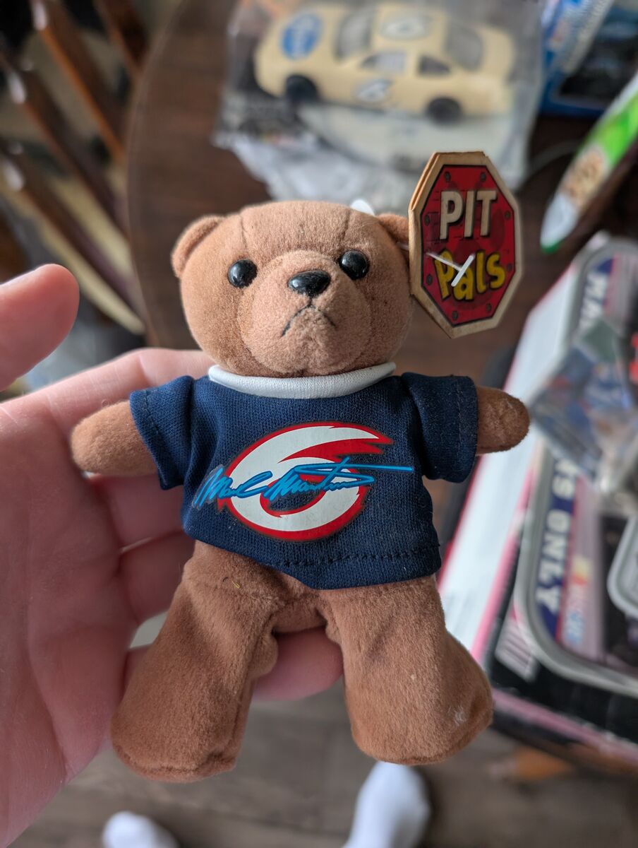 Pit Pals Mark Martin Valvoline Ford #6 5" teddy bear