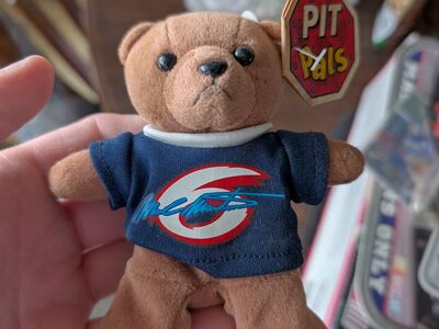 Pit Pals Mark Martin Valvoline Ford #6 5" teddy bear