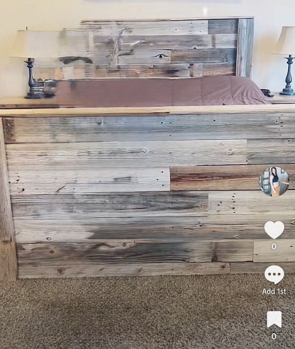rustic King Bed Frame