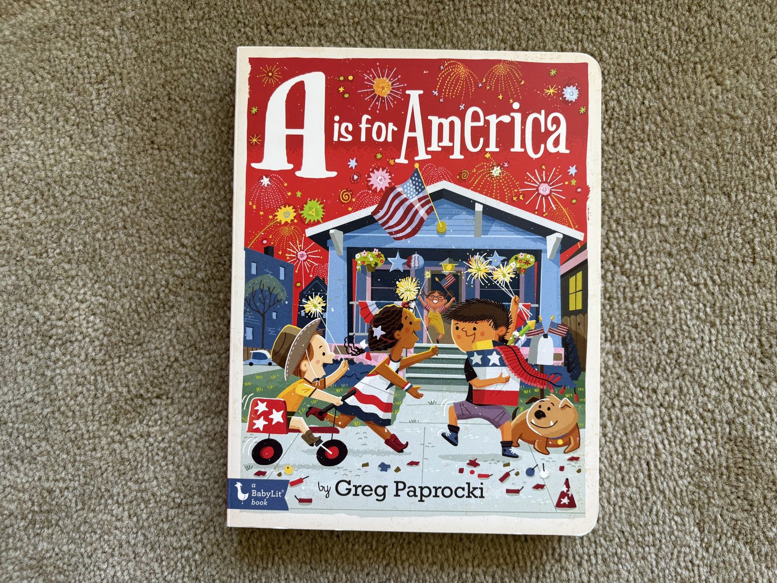A is for America BabyLit Board Book