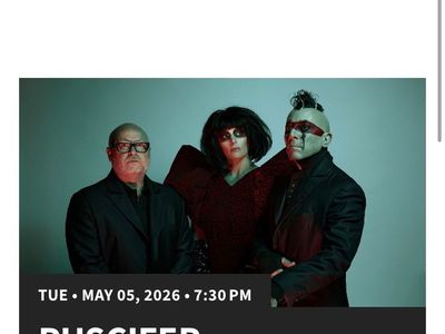 Puscifer Platinum Maverik Center Row 6 Tickets