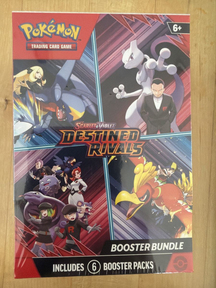 Pokemon TCG Scarlet & Violet Destined Rivals Booster Bundle 6 Packs