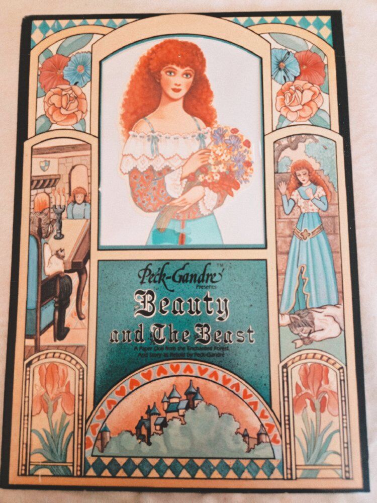 collection of vintage paper dolls