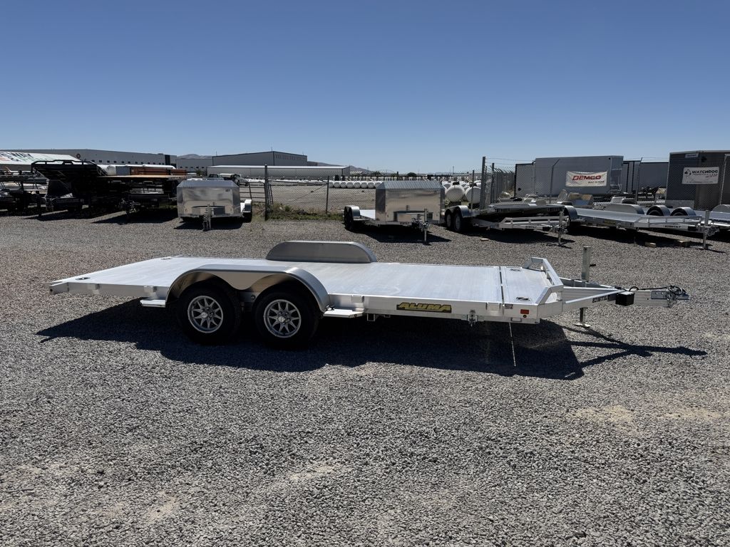 2027 Aluma 7x16 8216 Aluminum Tilt Flatbed Car Hau