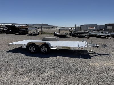 2027 Aluma 7x16 8216 Aluminum Tilt Flatbed Car Hau