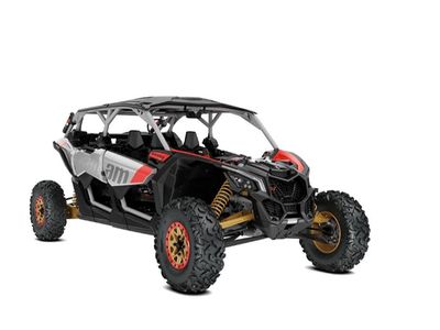 2019 Can-Am® Maverick™ X3 MAX X™ rs TURBO R Gold, Can-Am Red & Hyper Silver