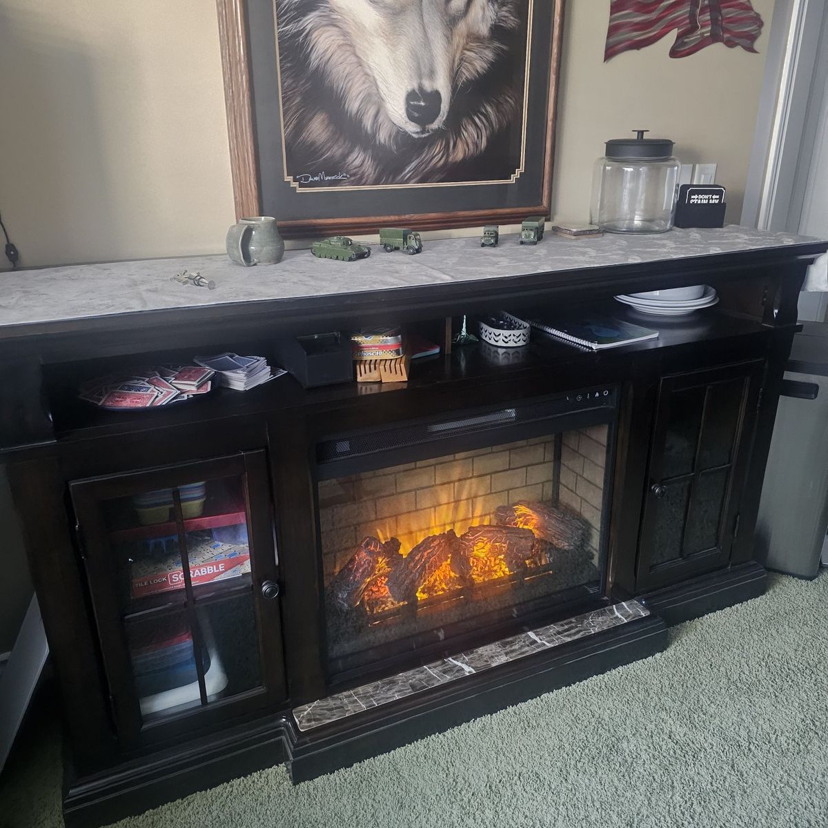 electric fireplace