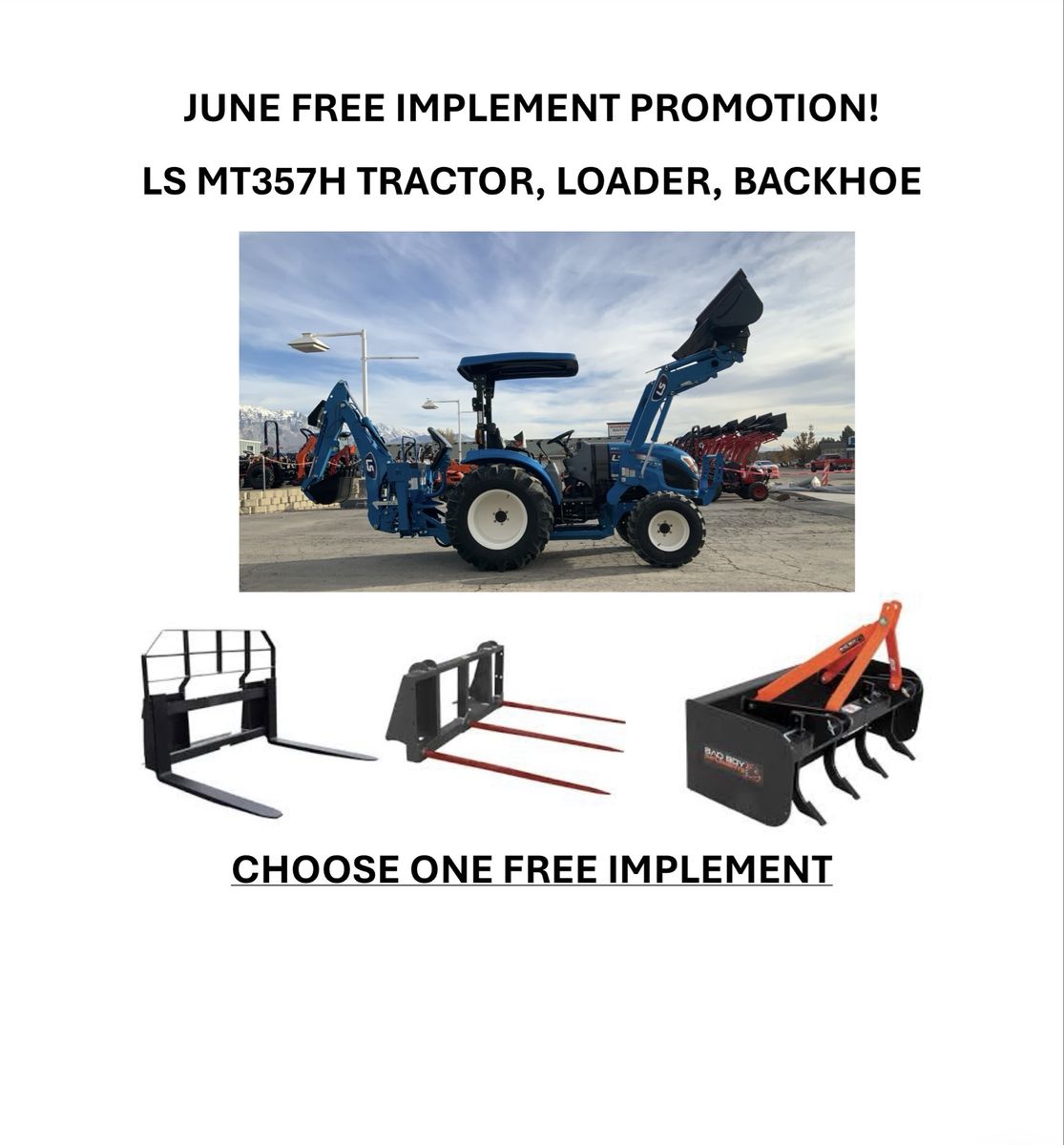 LS MT357H Tractor Loader Backhoe