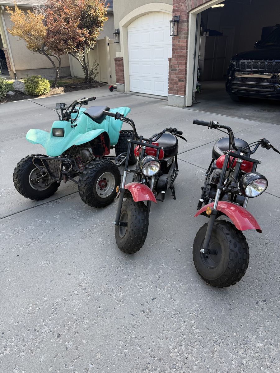 200cc Motorcyles and Honda TRX250