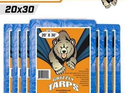 3PK B-Air Grizzly Tarp 20x30Weave Waterproof Tarp