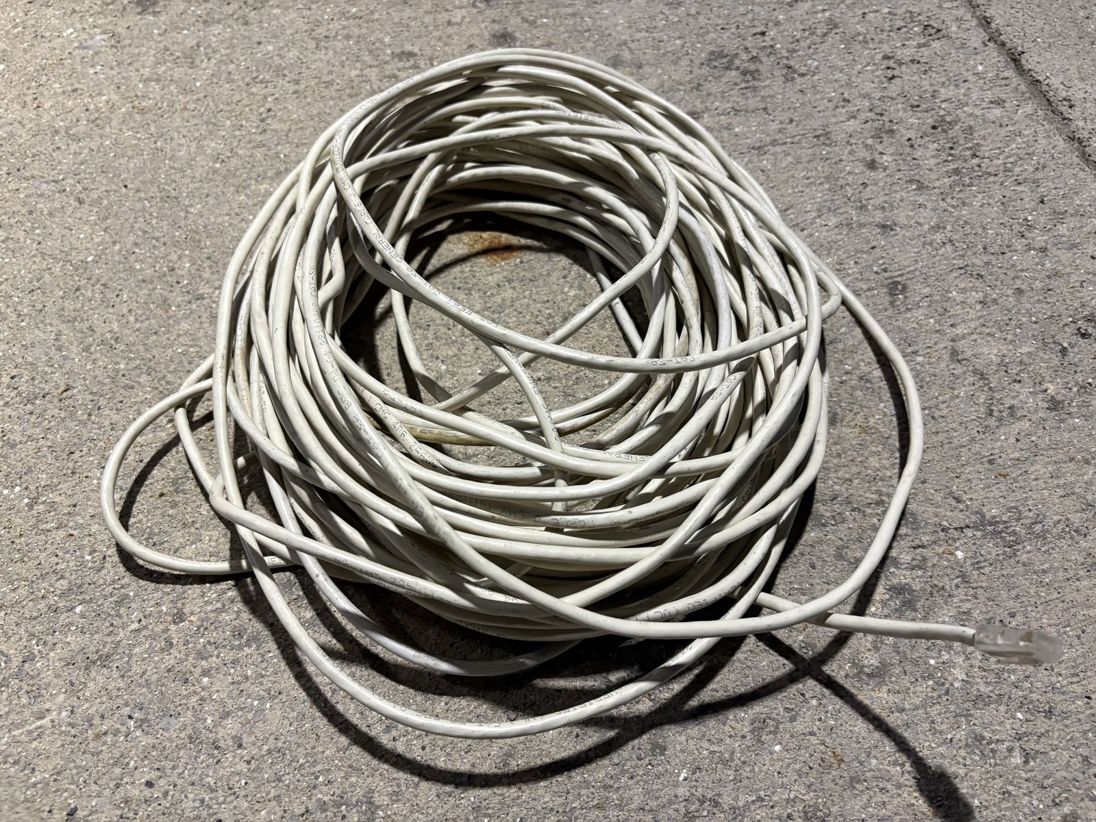 100ft Outdoor UV Rated Cat 5e Ethernet Patch Cable