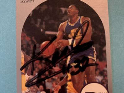 1999 Karl Malone NBA Hoops Auto Utah Jazz Autograph Basketball Card Hand Signed