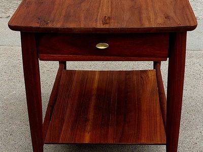 Vintage Mersman Walnut Side Table