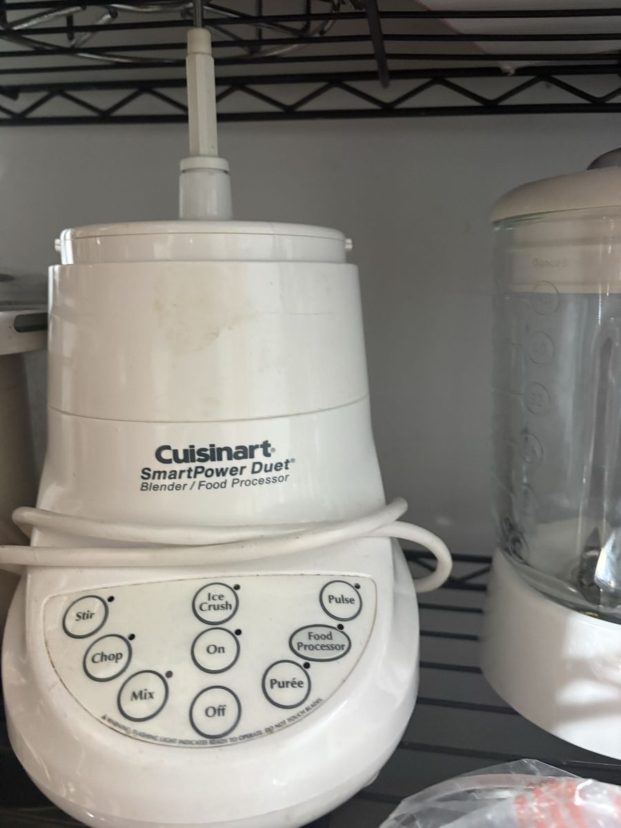 Cuisinart SmartPower Duet Blender / Food Processor White Used