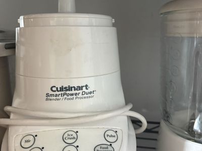 Cuisinart SmartPower Duet Blender / Food Processor White Used