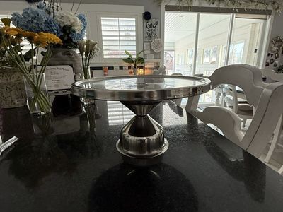 Stainless Steel 13” Round Cake Stand