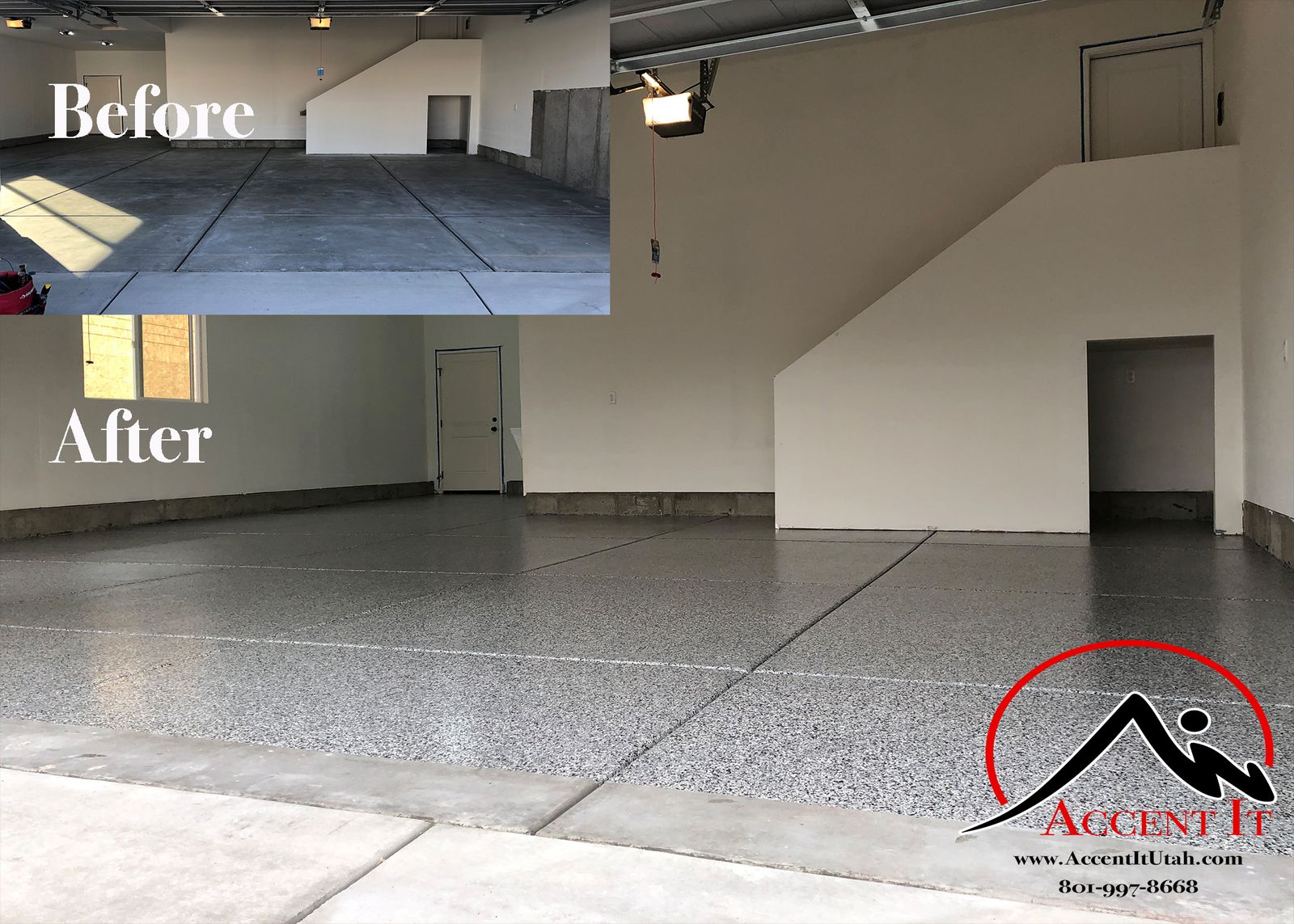 Epoxy Polyaspartic Garage Floor