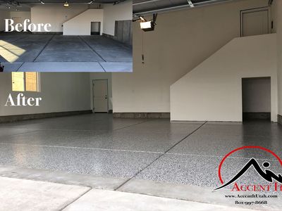 Epoxy Polyaspartic Garage Floor