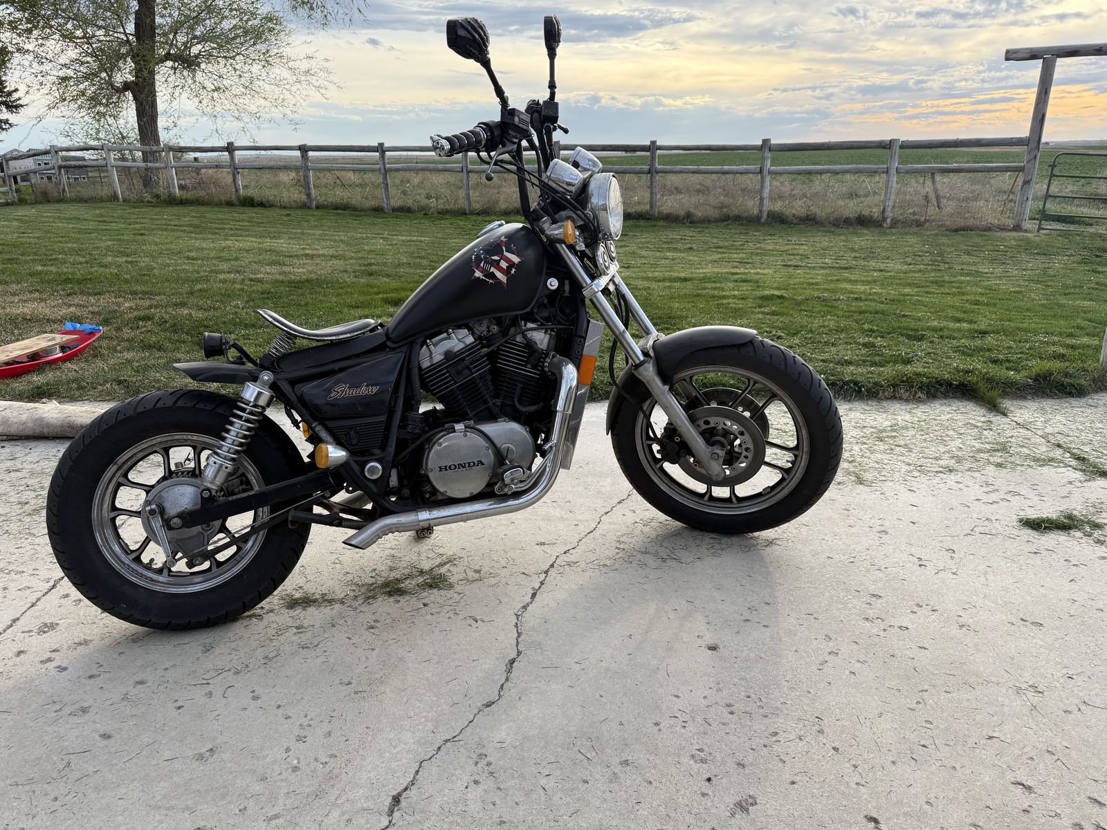 1985 Honda VT 750 bobber