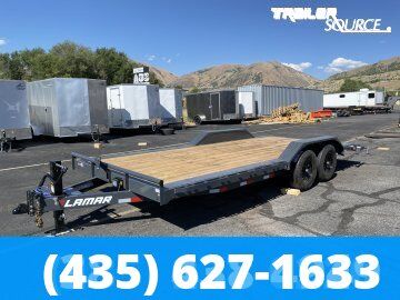 8.5x20 Lamar H6 Equipment Trailer - 14K GVWR Wide Body w/ Drive Over Fenders