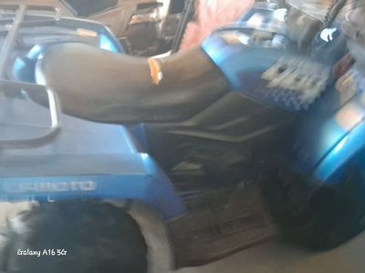 CFMOTO CFORCE 400 ATV - Blue, 1146 Miles - Minor Seat Damage