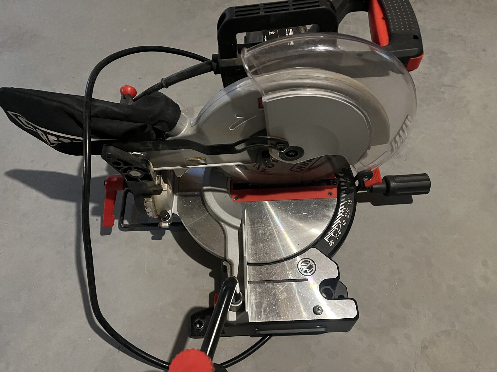 Chop saw. Miter saw. Craftsman