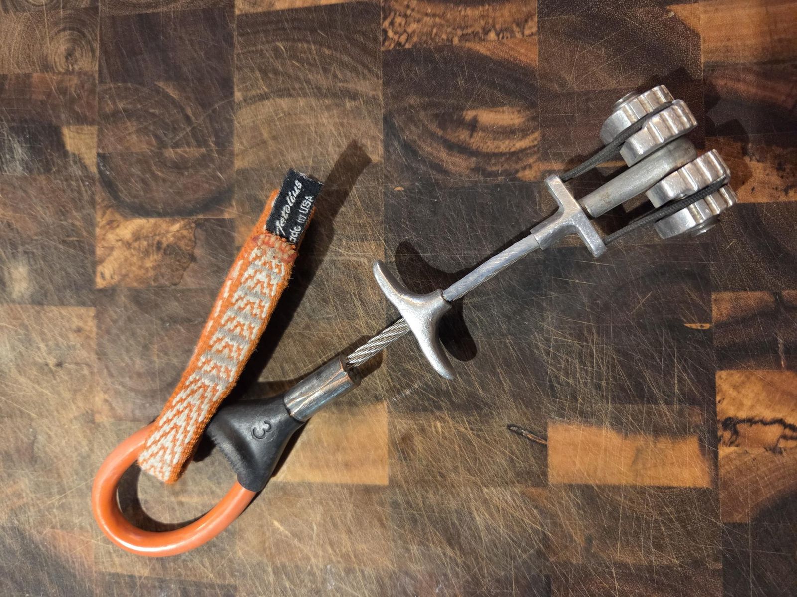 metolius, orange #3 cam (about .5 bd) from 2013