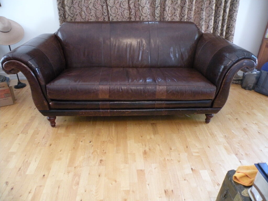 Leather sofa