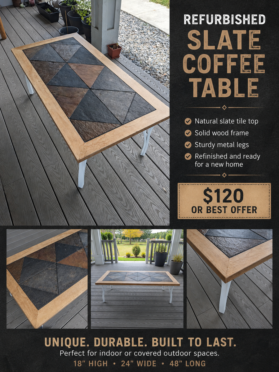 Slate Coffee Table