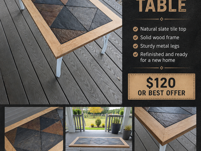 Slate Coffee Table