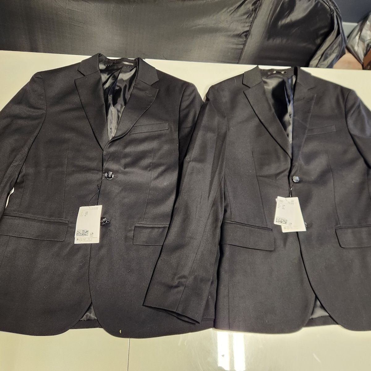 Men’s Black Suit Jackets – H&M – New (34R & 36R)