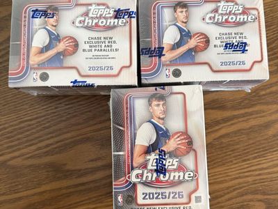 New Topps Chrome NBA Blaster Box Bundle