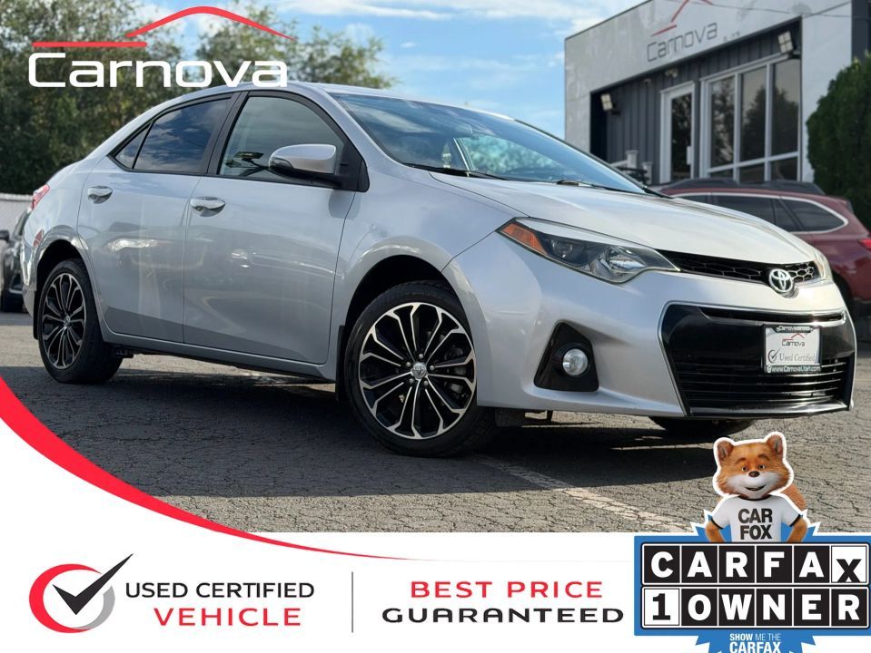 2015 Toyota Corolla S Plus