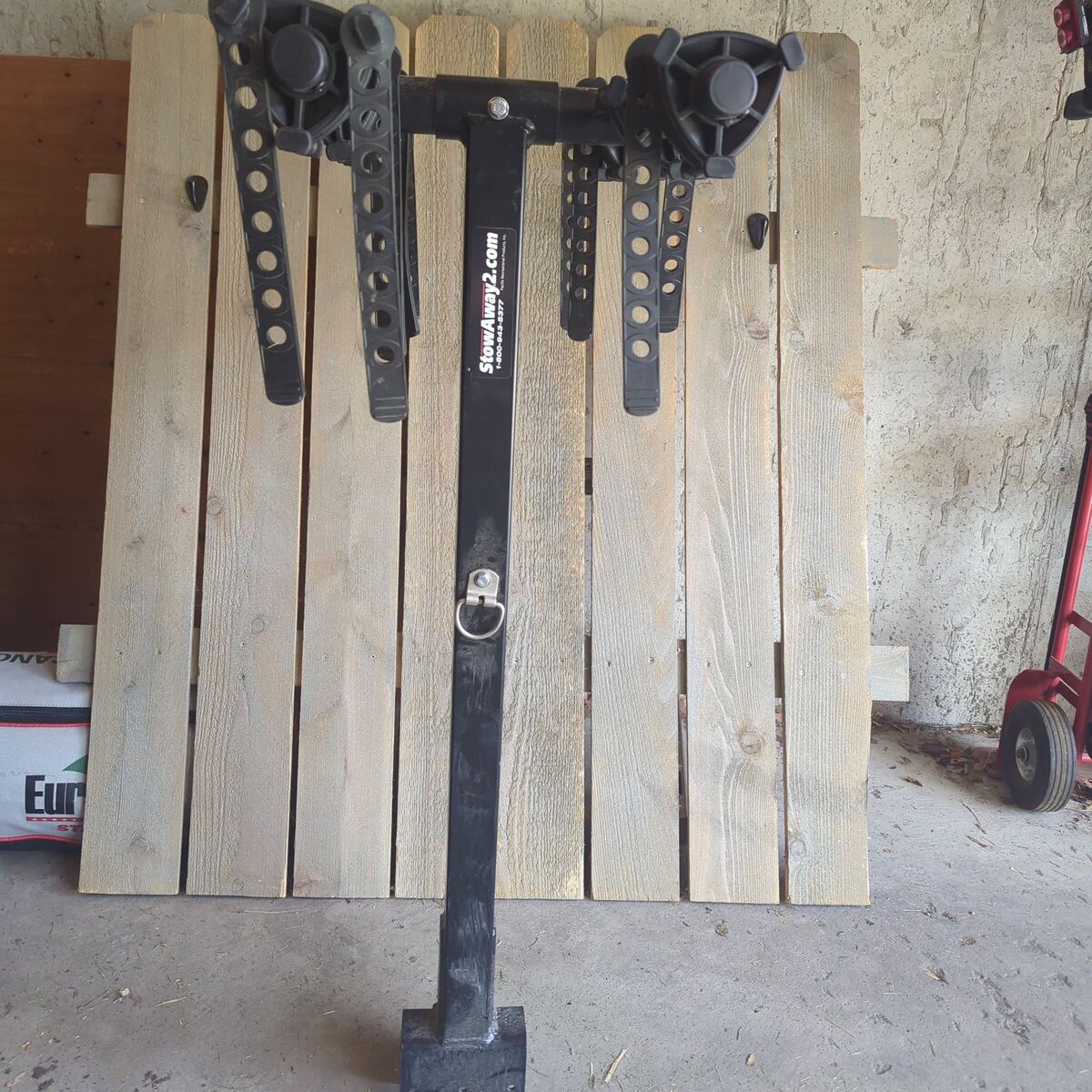 Stow Away cargo bike rack for vehicle