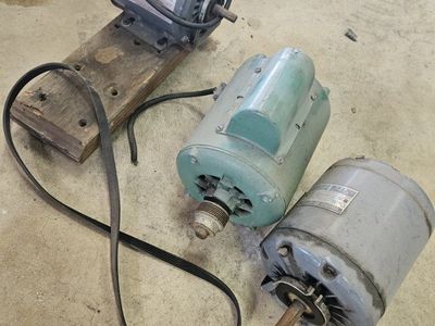 Dayton 6K924 1/4 HP Capacitor-Start Motor and 2 Marathon Electric Motors, 115V