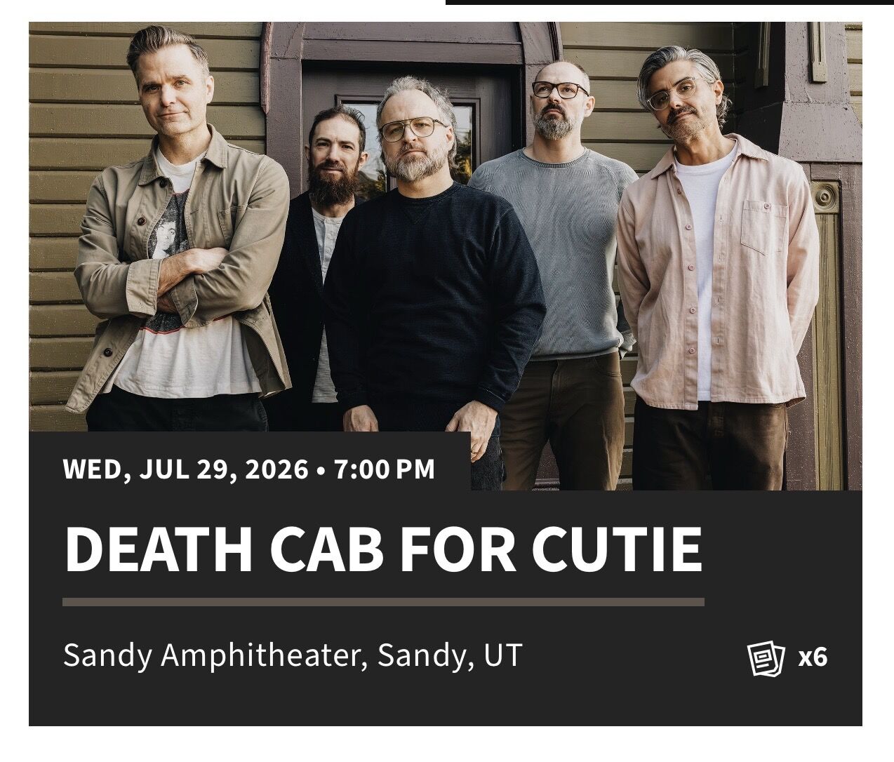 Death Cab for Cutie Tickets