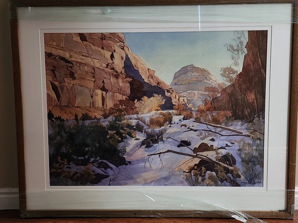 Southern Utah Canyon Winter