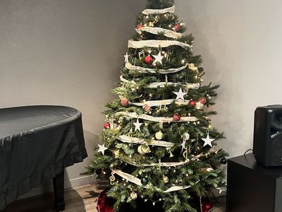 Beautiful 7-Foot Artificial Christmas Tree – $25