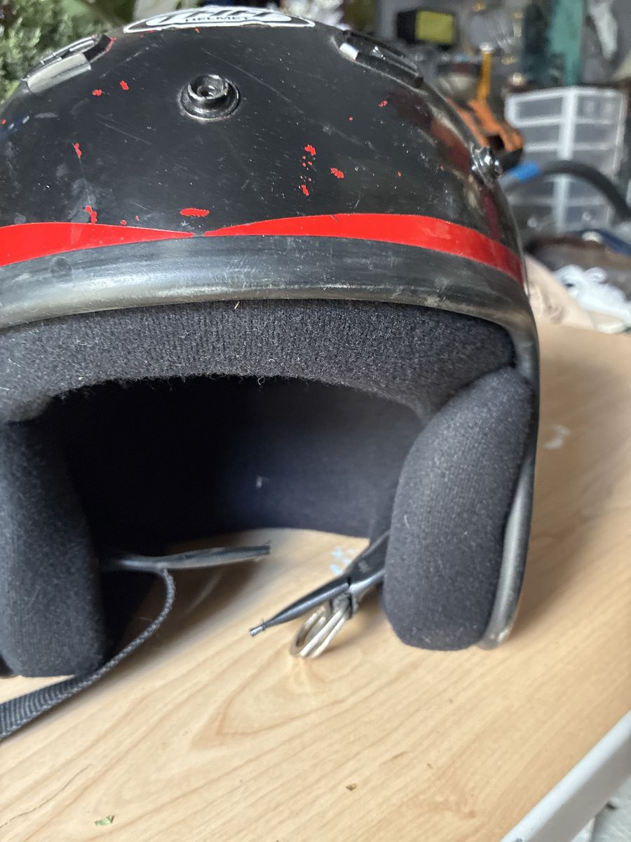 Helmet, Used - Black/Red