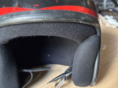 Helmet, Used - Black/Red