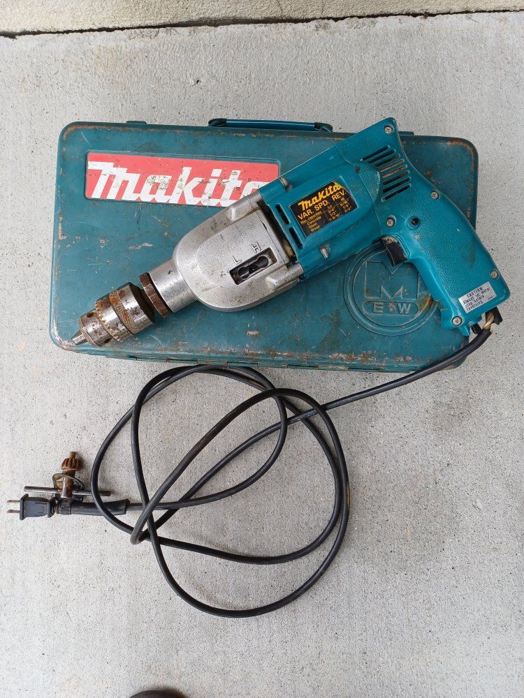 Makita HP2010N 3/4" 2-Speed Hammer Drill with Case - Variable Speed, Reversible