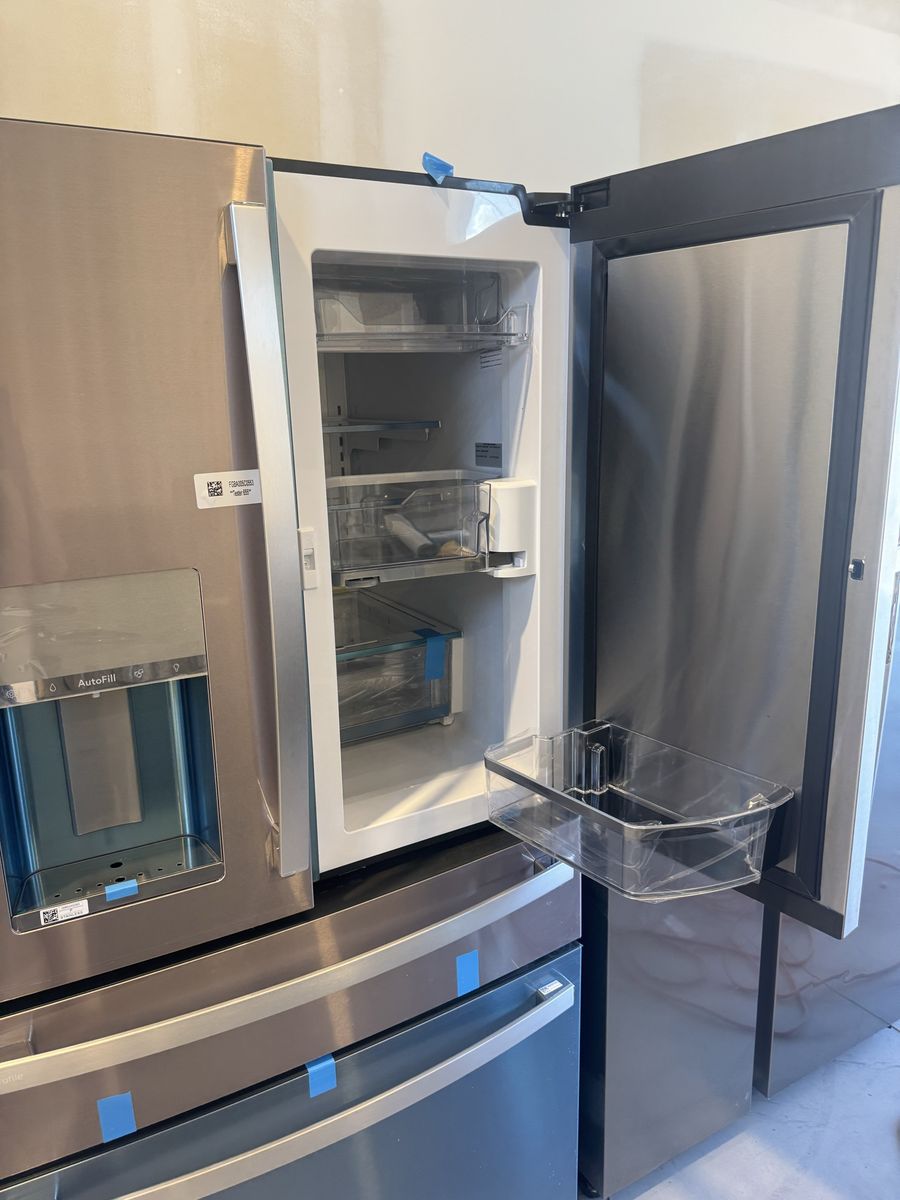New scratch and dent GE Profile 27.9 cu. ft. 4-Door French Door Refrigerator